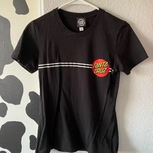 Santa Cruz Skateboards black t-shirt